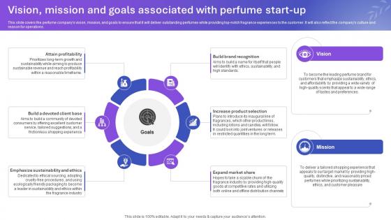 Sample Tom Ford Perfume Business Plan Vision Mission And Goals Associated BP SS V