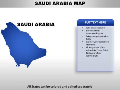 Saudi arabia country powerpoint maps