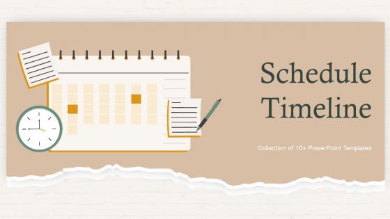 Schedule Timeline Powerpoint Ppt Template Bundles