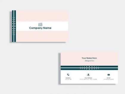 School educator business card template