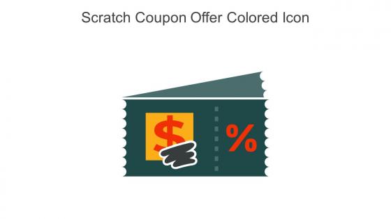 Scratch Coupon Offer Colored Icon In Powerpoint Pptx Png And Editable Eps Format