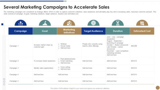 Several marketing campaigns strawman proposal business problem solving