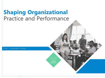 Shaping organizational practice and performance powerpoint presentation slides