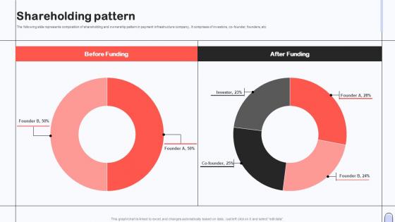 Shareholding Pattern Investor Capital Pitch Deck For Secure Digital Payment Platform