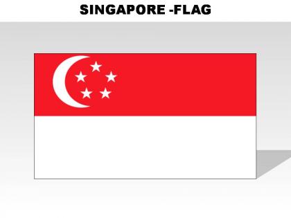 Singapore country powerpoint flags