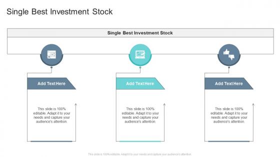 Single Best Investment Stock In Powerpoint And Google Slides Cpb