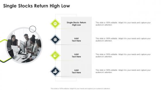 Single Stocks Return High Low In Powerpoint And Google Slides Cpb