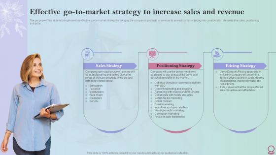 Skincare Industry Business Plan Effective Go To Market Strategy To Increase Sales And Revenue BP SS