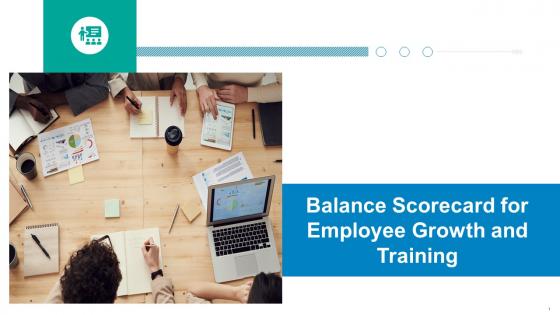 Balance scorecard for employee growth and training powerpoint presentation slides