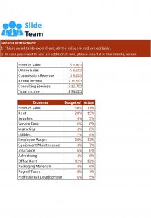 Small Business Revenue And Expenses Excel Spreadsheet Worksheet Xlcsv XL Bundle V