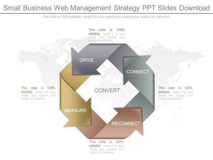 Small business web management strategy ppt slides download