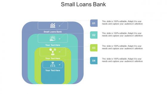 Small loans bank ppt powerpoint presentation portfolio graphics pictures cpb