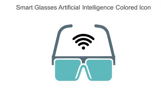 Smart Glasses Artificial Intelligence Colored Icon In Powerpoint Pptx Png And Editable Eps Format