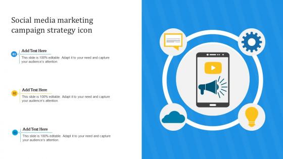 Social Media Marketing Campaign Strategy Icon