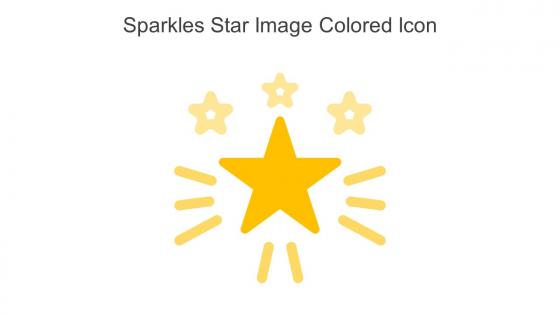 Sparkles Star Image Colored Icon In Powerpoint Pptx Png And Editable Eps Format