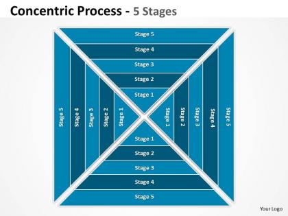 Square shaped business diagram