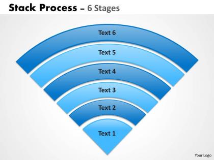 Stack process 6 triangle shape