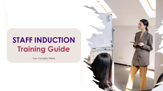 Staff Induction Training Guide Powerpoint Presentation Slides