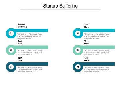 Startup suffering ppt powerpoint presentation background designs cpb