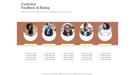 Steps increase customer engagement business growth customer feedback and rating ppt demonstration