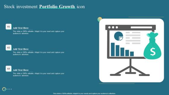 Stock Investment Portfolio Growth Icon