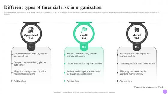 Strategic Integration Of Financial Different Types Of Financial Risk SS