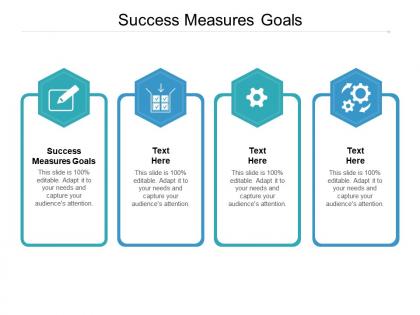 Success measures goals ppt powerpoint presentation ideas samples cpb