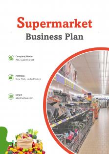 Supermarket Business Plan Pdf Word Document