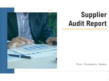 Supplier audit report powerpoint ppt template bundles