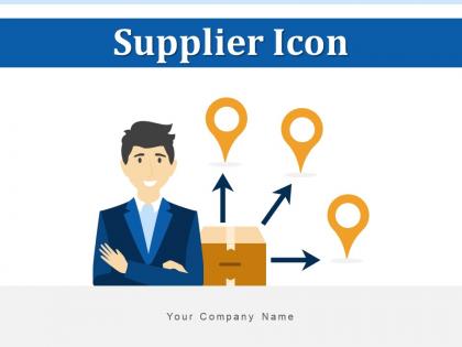 Supplier Icon Procurement Management Process Evaluation Manufacturer Transaction