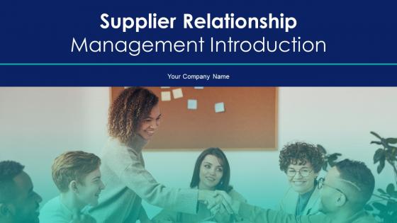 Supplier Relationship Management Introduction DK MD