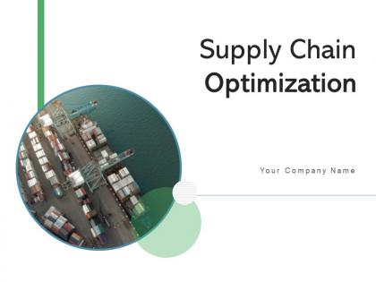 Supply Chain Optimization Dashboard Management Manufacturing Planning Relationship