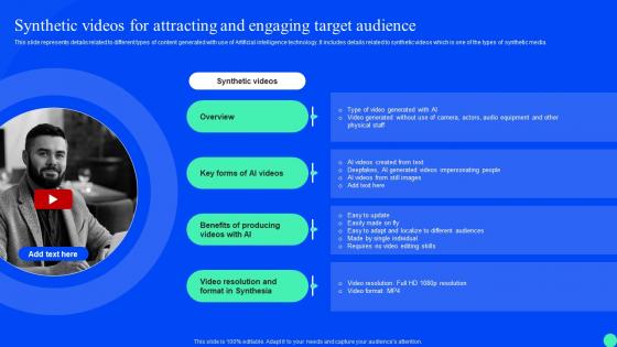 Synthesia Ai Platform Integration Synthetic Videos For Attracting And Engaging Target Audience