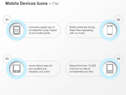 Tablet mobile touchscreen tele communication ppt icons graphics