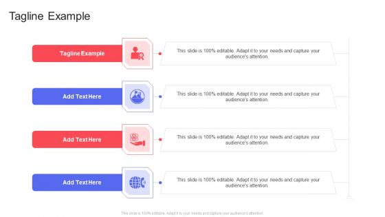 Tagline Example In Powerpoint And Google Slides Cpb