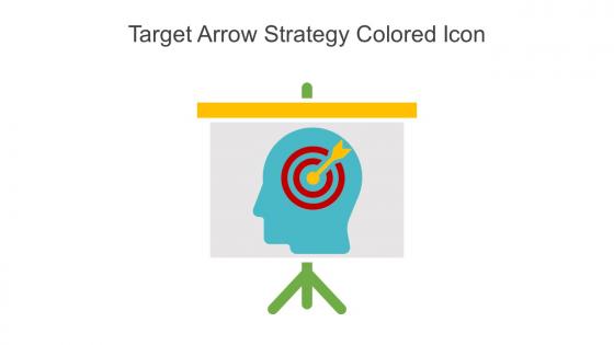 Target Arrow Strategy Colored Icon In Powerpoint Pptx Png And Editable Eps Format