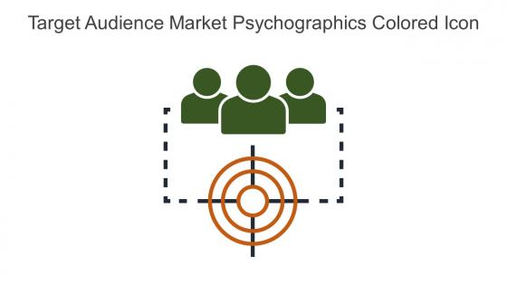 Target Audience Market Psychographics Colored Icon In Powerpoint Pptx Png And Editable Eps Format