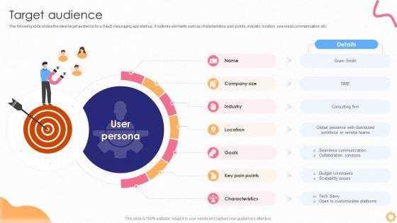 Target Audience Saas Startup Go To Market Strategy GTM SS