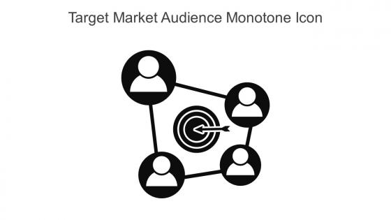 Target Market Audience Monotone Icon In Powerpoint Pptx Png And Editable Eps Format