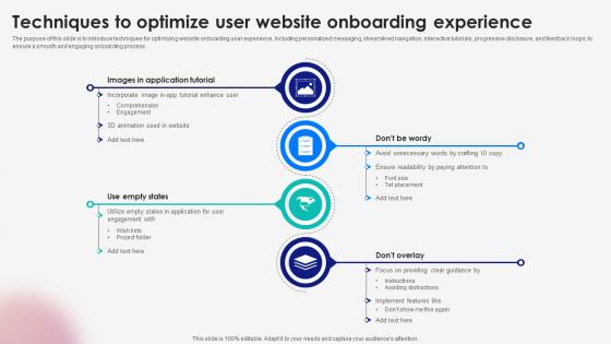 Techniques To Optimize User Website Onboarding Experience