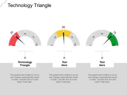 Technology triangle ppt powerpoint presentation gallery information cpb