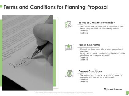 Terms and conditions for planning proposal ppt powerpoint presentation summary templates