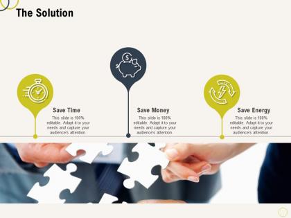 The solution l2182 ppt powerpoint presentation portfolio background