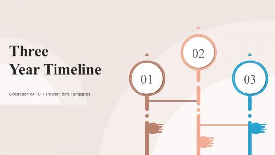 Three Year Timeline Powerpoint Ppt Template Bundles