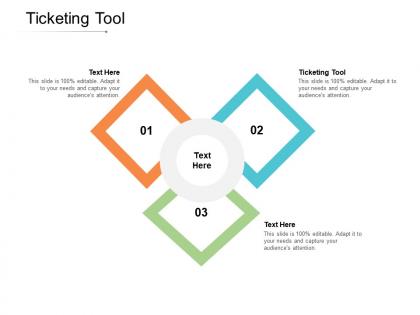 Ticketing tool ppt powerpoint presentation infographic template icon cpb