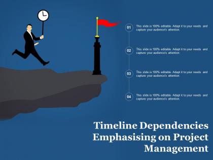 Timeline dependencies emphasising on project management