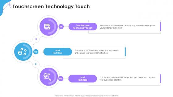 Touchscreen Technology Touch In Powerpoint And Google Slides Cpp