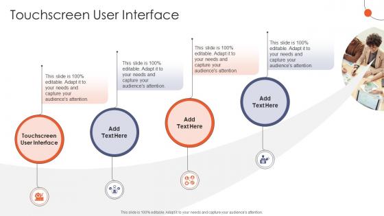 Touchscreen User Interface In Powerpoint And Google Slides Cpp