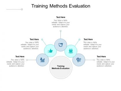 Training methods evaluation ppt powerpoint presentation layouts design cpb