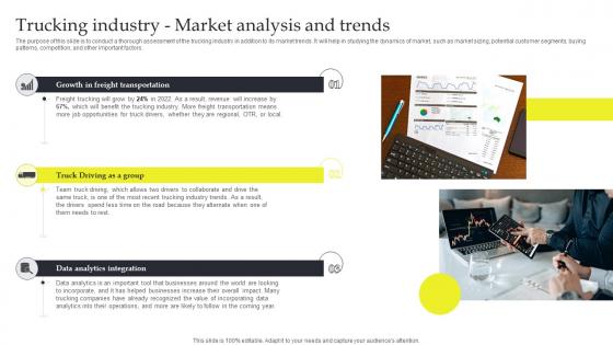 Trucking Industry Market Analysis Commercial Trucking Industry Business Plan BP SS